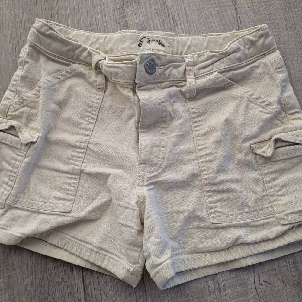 Art Class girls White utility shorts